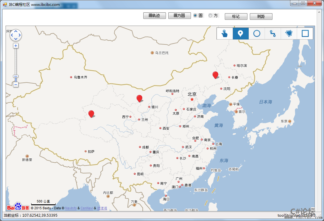 C#/WinForm调用百度地图API源码下载 www.ibcibc.com.C#论坛,c#教程,C#源码下载